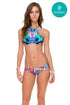 Luli Fama Gorgeous Chaos Glam High Neck Reversible Top